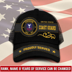 US Coast Guard, Remember - Honor - Respect - Mesh Cap