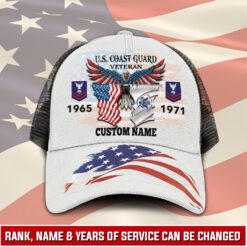 US Coast Guard, E 2 White - Mesh Cap