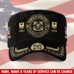 US Coast Guard, American By Birth, Veteran By Choice - Military Cap