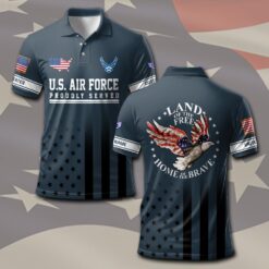 US Air Force , E 3 Air Force Airman First Class - Polo Shirt