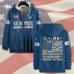 US Air Force , O 5 Air Force Lieutenant Colonel - Zip Hoodie