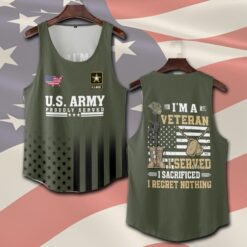 US Army, E 5 Army Specialist - Tank-Top