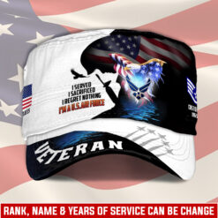US Air Force , E 7 Air Force Master Sergeant - Military Cap