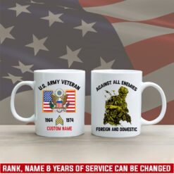 US Army, Life And Pride - White Mug 11oz