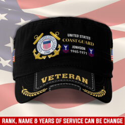 US Coast Guard, E 2 White - Military Cap