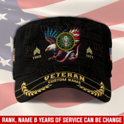 US Army, E 8 Army Master Sergeant - Military Cap