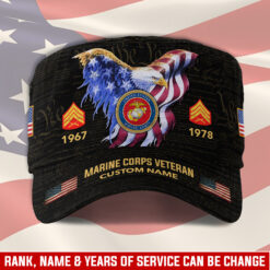 US Marine Corps, Land Of The Free, Because Of The Brave - Military Cap