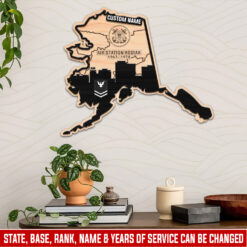 US Coast Guard, Always Remember, Never Forget - 2 Layers Wooden Sign 8x8in