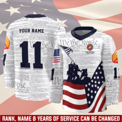 US Marine Corps, Once A Marine, Always A Marine - Hockey Jersey