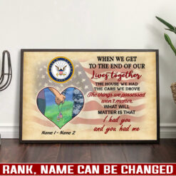 US Navy, I Walked The Walk - Poster 10x8in