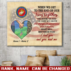 US Marine Corps, The Devil Dogs - Canvas (With Frame) 20x16in