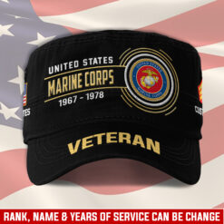 US Marine Corps, E 6 Marines Staff Sergeant - Military Cap