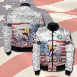 US Coast Guard, E 3 Red - Bomber Jacket