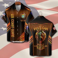 US Coast Guard, Duty, Honor, Country - Short Sleeve Button Shirt