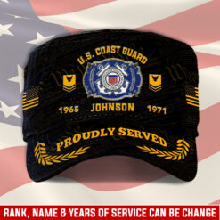 US Coast Guard, E 6 Red - Military Cap