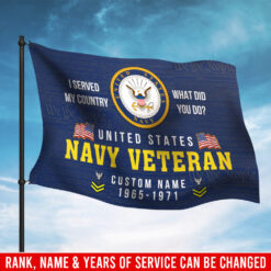 US Navy, E 3 White - Flying Flag 3×5 Feet(90×150 Cm)