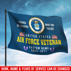 US Air Force, Once An Airman, Always An Airman - Flying Flag 3×5 Feet(90×150 Cm)