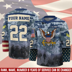 US Navy, Honoring All Who Served - Hockey Jersey
