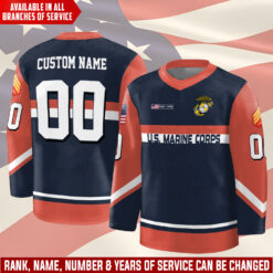US Marine Corps, Thank a Veteran - Hockey Jersey