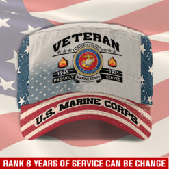 US Marine Corps, American By Birth, Veteran By Choice - Military Cap