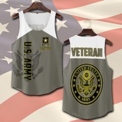 US Army, American By Birth, Veteran By Choice - Tank-Top
