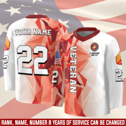 US Marine Corps, E 7 Marines Gunnery Sergeant - Hockey Jersey