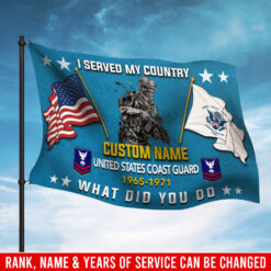 US Coast Guard, Proud To Have Served - Flying Flag 3×5 Feet(90×150 Cm)