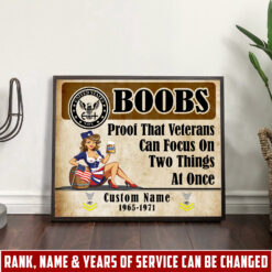 US Navy, E 8 Gold - Poster 10x8in