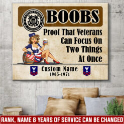 US Coast Guard, Defender of Freedom - Canvas (With Frame) 10x8in