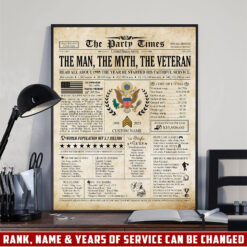 US Army, Defender of Freedom - Poster With Frame 10x8in (Recommended)