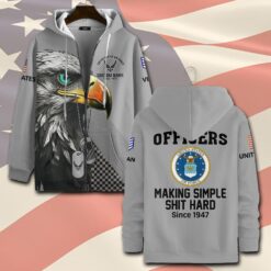 US Air Force , Freedom Isn't Free - Zip Hoodie