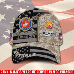 US Marine Corps, American By Birth, Veteran By Choice - Classic Cap