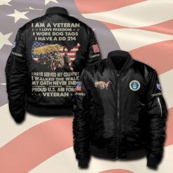 US Air Force , Life And Pride - Bomber Jacket