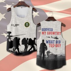 US Army, Proud To Have Served - Tank-Top