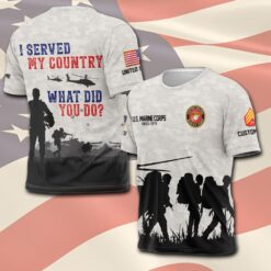 US Marine Corps, Freedom Over Fear - T-Shirt