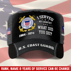 US Coast Guard, No One Fights Alone - Military Cap