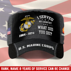 US Marine Corps, E 5 Marines Sergeant - Military Cap