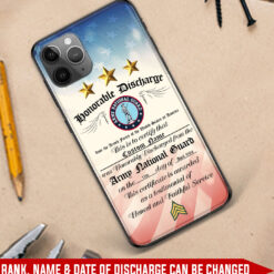 Army National Guard, E 6 Army Specialist - Soft Phone Case