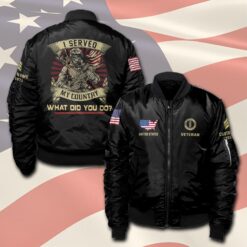 Army National Guard, No One Gets Left Behind - Bomber Jacket
