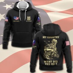 US Coast Guard, E 3 Blue - Hoodie