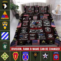 Army Division, I Walked The Walk - Quilt Bed Set - Full