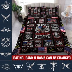 Navy Rating, Defender of Freedom - Quilt Bed Set - Full