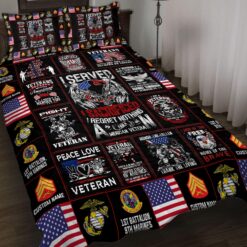 Marine Battalion, The Jarheads - Quilt Bed Set - King