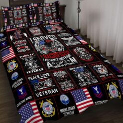 Coast Guard Rating, E 2 Blue - Quilt Bed Set - King