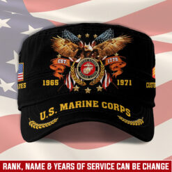 US Marine Corps, E 8 Marines First Sergeant - Military Cap