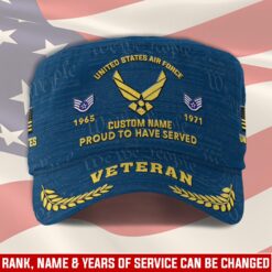 US Air Force , E 6 Air Force Technical Sergeant - Military Cap