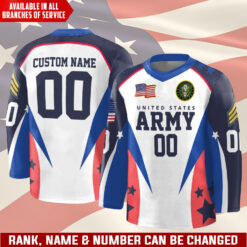 US Army, Once A Soldier, Always A Soldier - Hockey Jersey