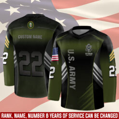 US Army, E 4 Army Specialist - Hockey Jersey