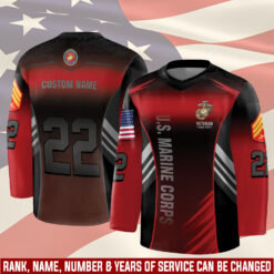 US Marine Corps, W 4 Marines Chief Warrant Officer 4 - Hockey Jersey