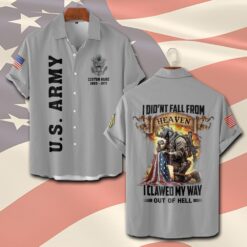 US Army, E 8 Army Master Sergeant - Short Sleeve Button Shirt